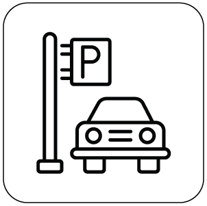 Ample Parking & Landscape